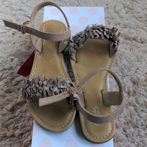 Cupcake Couture frilly girls sandals